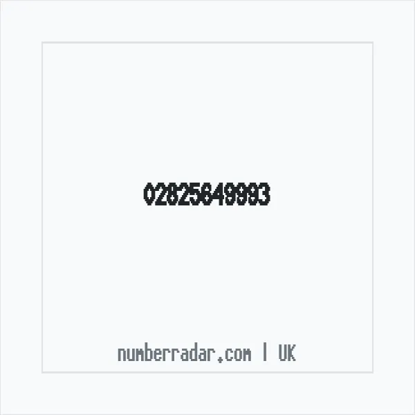 Reverse number check for +44 28 2564 9993 — who called me?