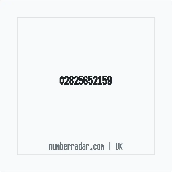 Reverse number check for +44 28 2565 2159 — who called me?