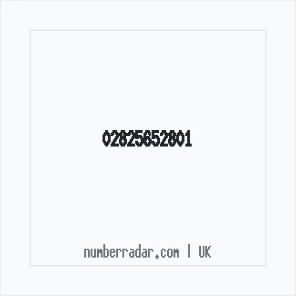 Reverse number check for +44 28 2565 2801 — who called me?
