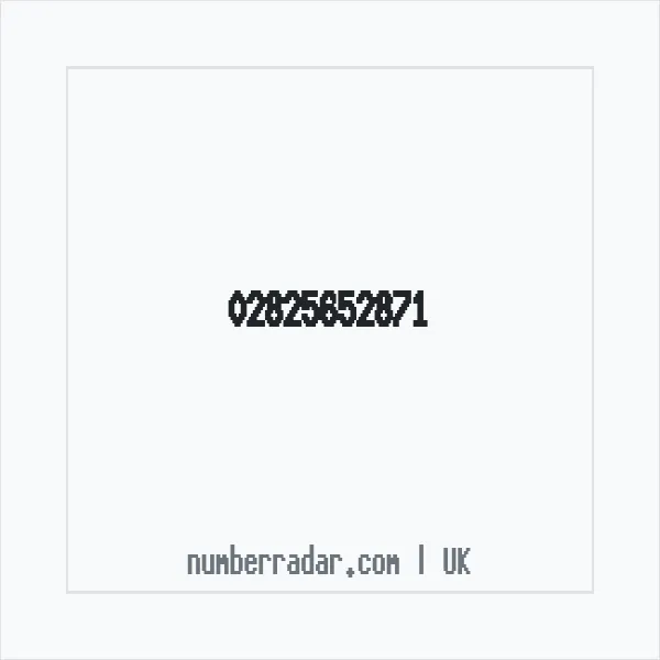 Reverse number check for +44 28 2565 2871 — who called me?