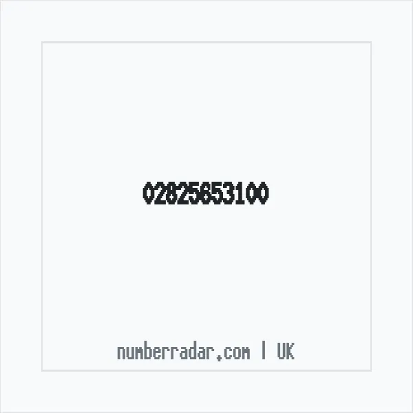Reverse number check for +44 28 2565 3100 — who called me?