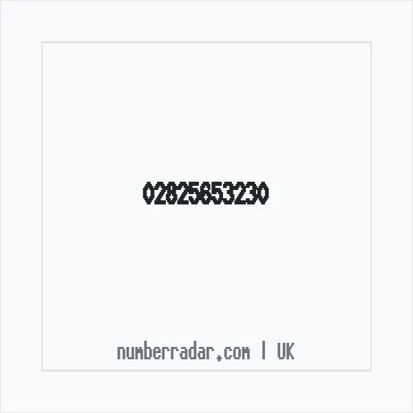 Reverse number check for +44 28 2565 3230 — who called me?