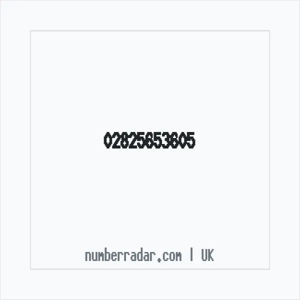 Reverse number check for +44 28 2565 3605 — who called me?