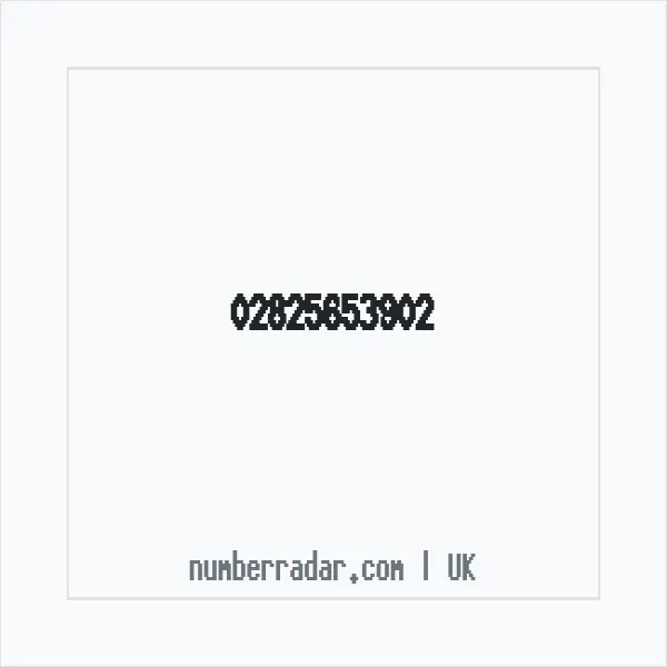 Reverse number check for +44 28 2565 3902 — who called me?