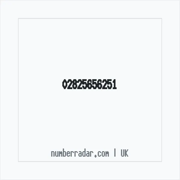 Reverse number check for +44 28 2565 6251 — who called me?