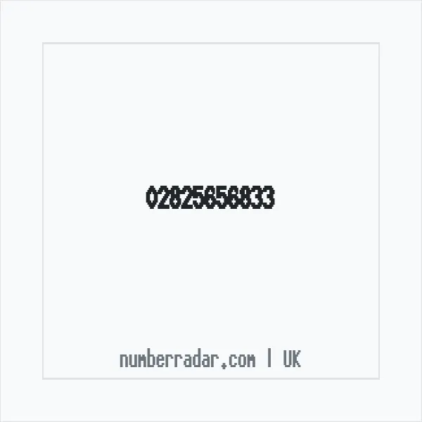 Reverse number check for +44 28 2565 6833 — who called me?