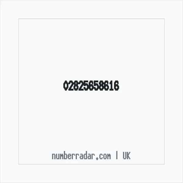 Reverse number check for +44 28 2565 8616 — who called me?