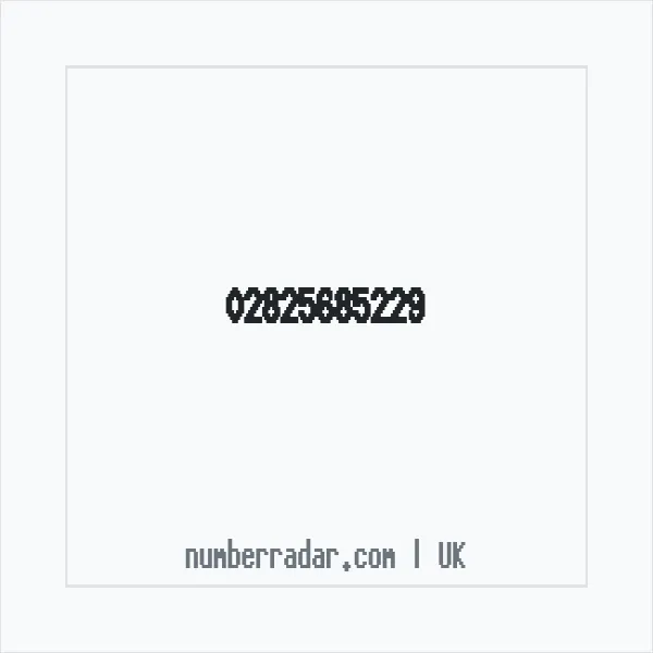 Reverse number check for +44 28 2568 5229 — who called me?