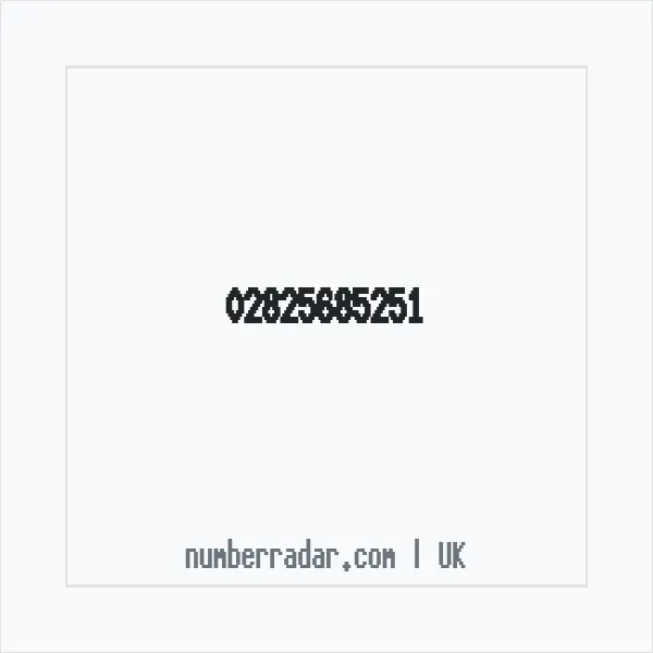 Reverse number check for +44 28 2568 5251 — who called me?