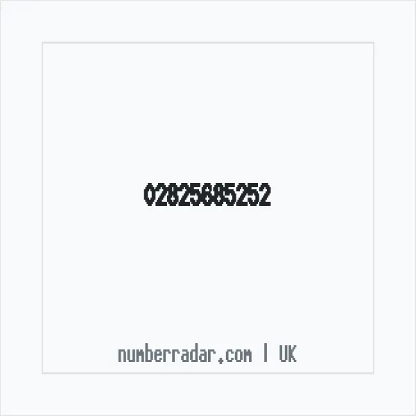 Reverse number check for +44 28 2568 5252 — who called me?