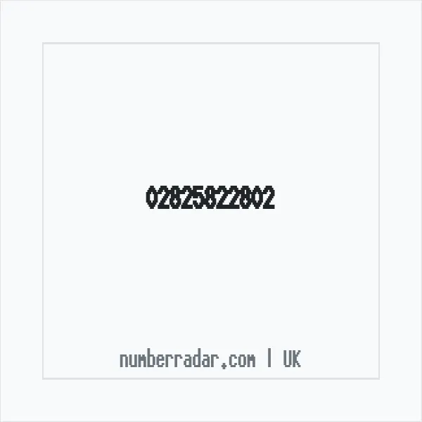 Reverse number check for +44 28 2582 2802 — who called me?