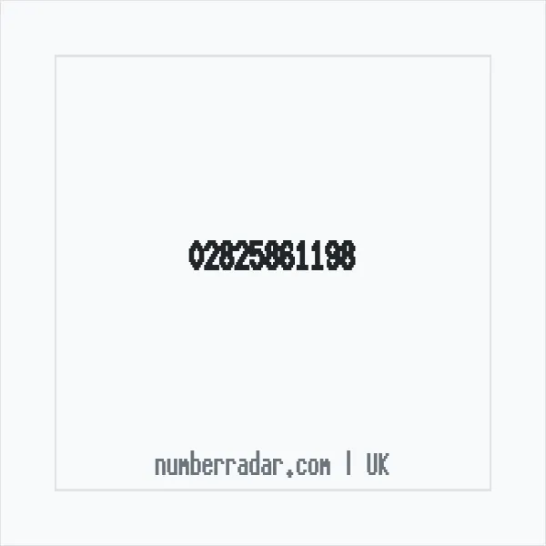 Reverse number check for +44 28 2586 1198 — who called me?