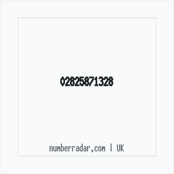 Reverse number check for +44 28 2587 1328 — who called me?