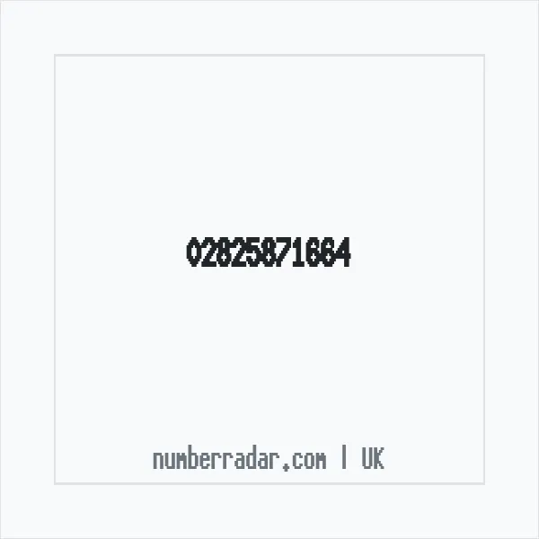 Reverse number check for +44 28 2587 1664 — who called me?