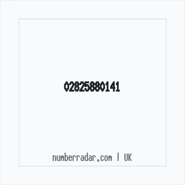 Reverse number check for +44 28 2588 0141 — who called me?