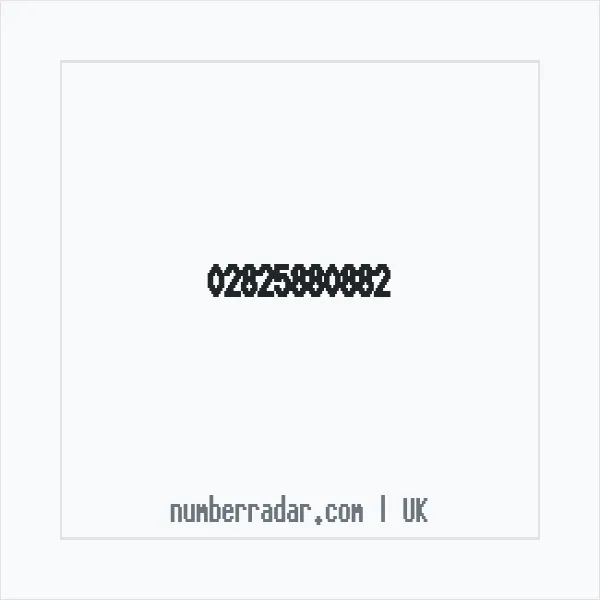 Reverse number check for +44 28 2588 0882 — who called me?