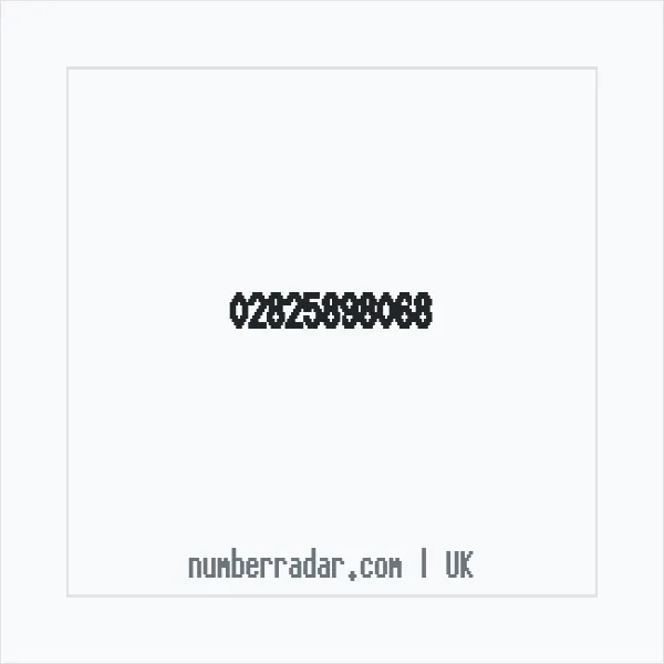 Reverse number check for +44 28 2589 8068 — who called me?