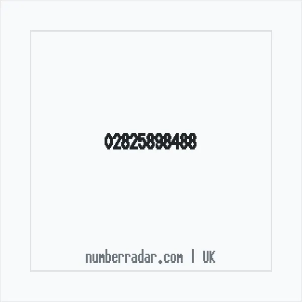 Reverse number check for +44 28 2589 8488 — who called me?