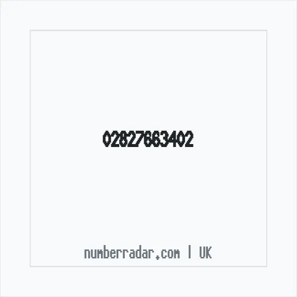 Reverse number check for +44 28 2766 3402 — who called me?