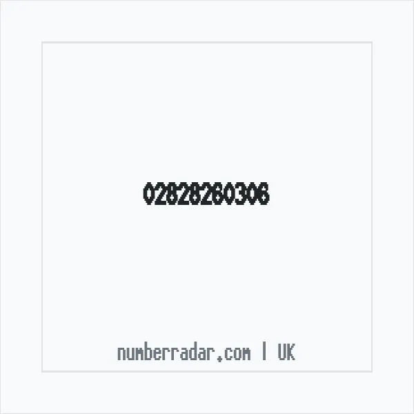 Reverse number check for +44 28 2826 0306 — who called me?