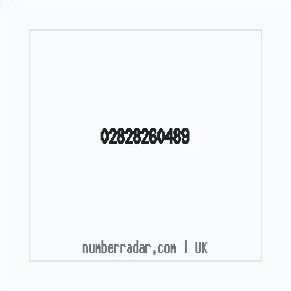 Reverse number check for +44 28 2826 0489 — who called me?