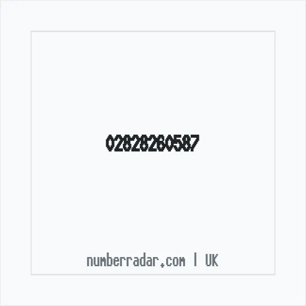 Reverse number check for +44 28 2826 0587 — who called me?