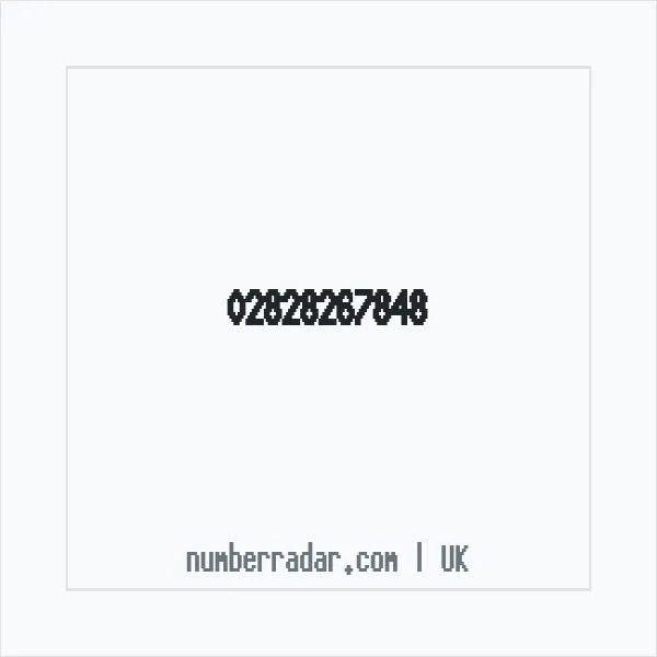 Reverse number check for +44 28 2826 7848 — who called me?