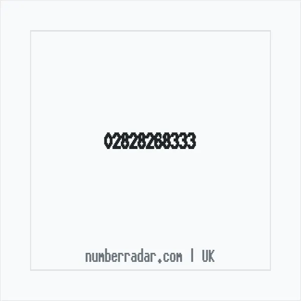 Reverse number check for +44 28 2826 8333 — who called me?