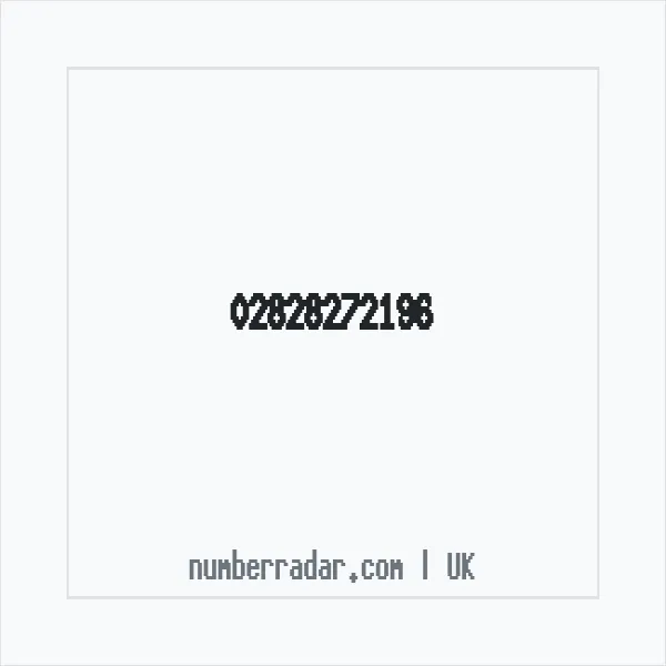 Reverse number check for +44 28 2827 2196 — who called me?