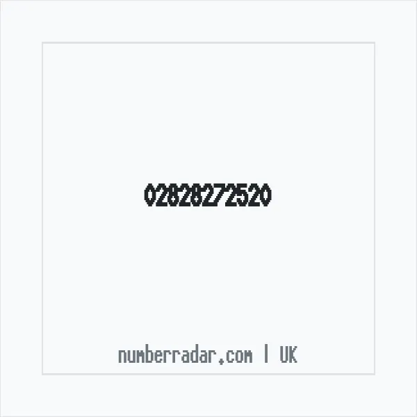 Reverse number check for +44 28 2827 2520 — who called me?