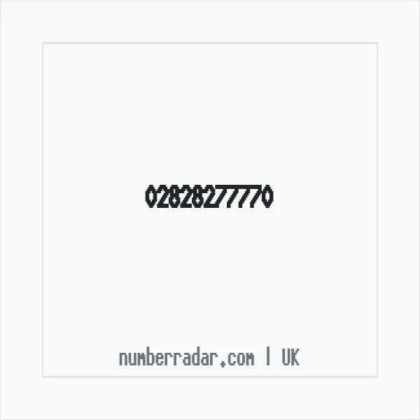 Reverse number check for +44 28 2827 7770 — who called me?