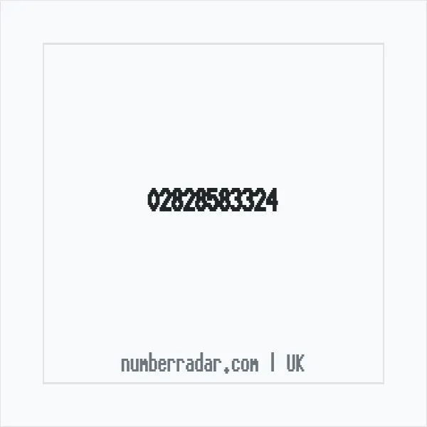 Reverse number check for +44 28 2858 3324 — who called me?
