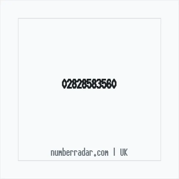 Reverse number check for +44 28 2858 3560 — who called me?