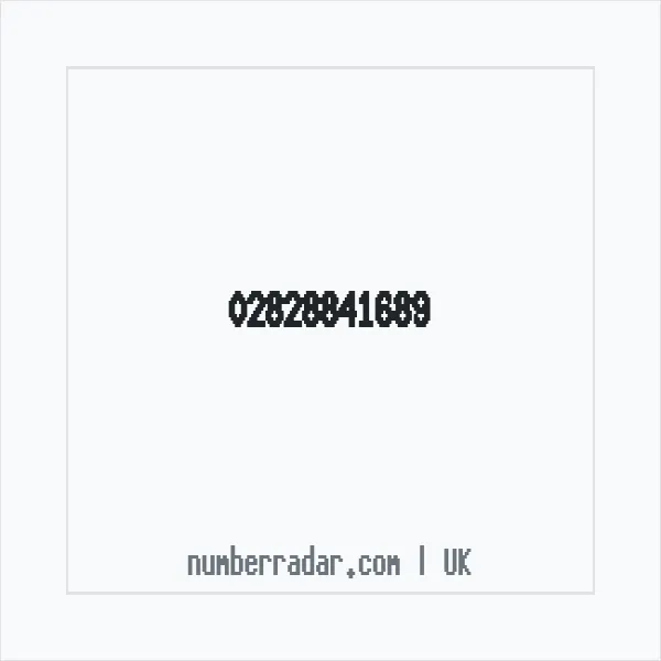 Reverse number check for +44 28 2884 1689 — who called me?