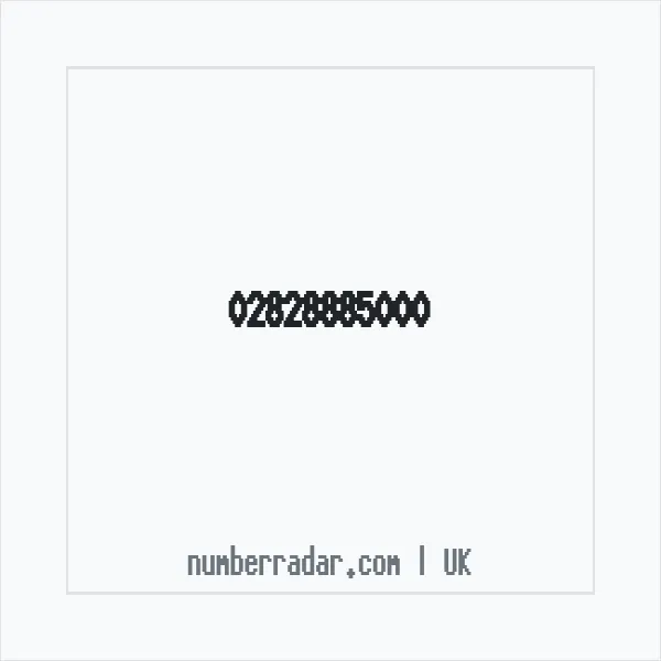Reverse number check for +44 28 2888 5000 — who called me?