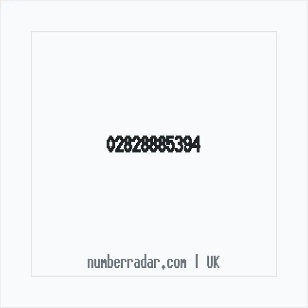 Reverse number check for +44 28 2888 5394 — who called me?