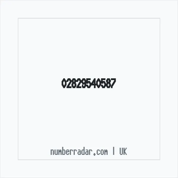 Reverse number check for +44 28 2954 0587 — who called me?