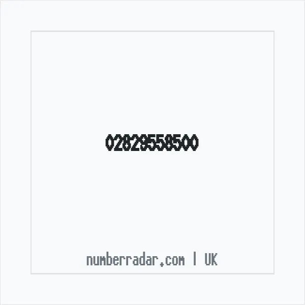Reverse number check for +44 28 2955 8500 — who called me?