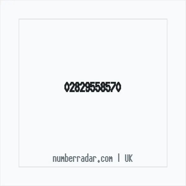 Reverse number check for +44 28 2955 8570 — who called me?