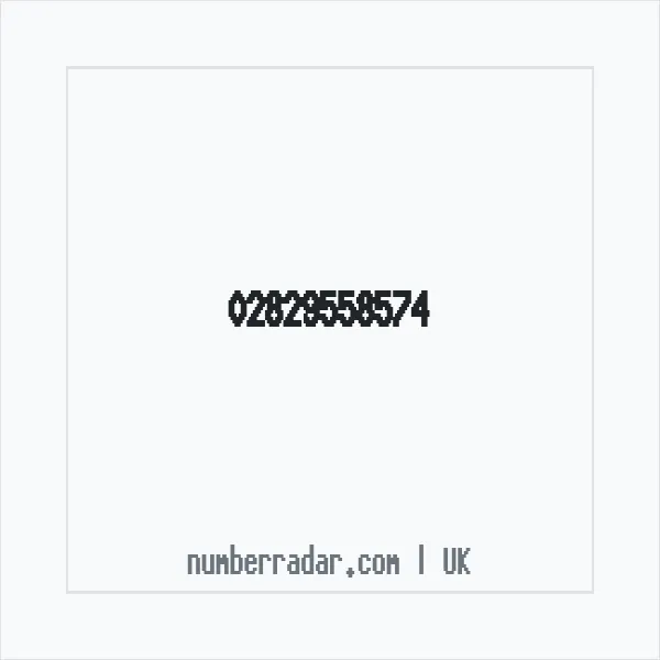 Reverse number check for +44 28 2955 8574 — who called me?