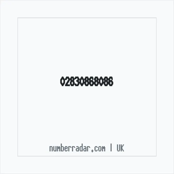 Reverse number check for +44 28 3086 8086 — who called me?