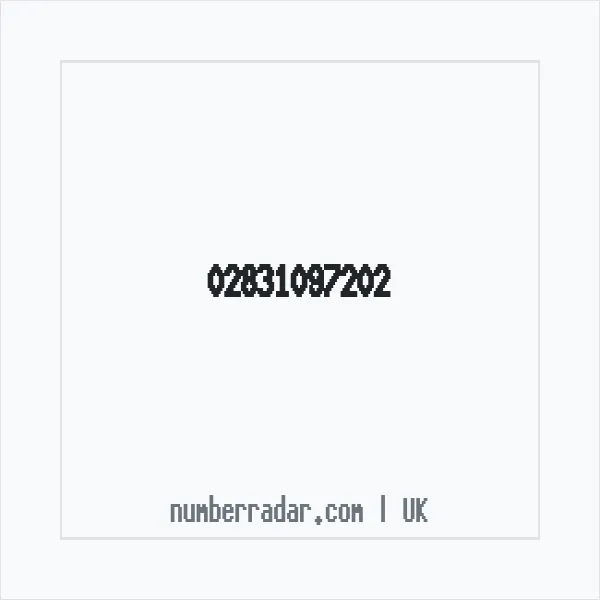 Reverse number check for +44 28 3109 7202 — who called me?
