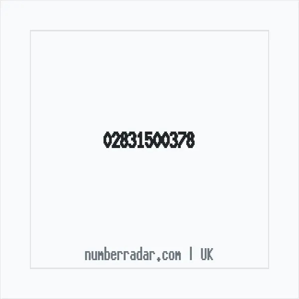 Reverse number check for +44 28 3150 0378 — who called me?