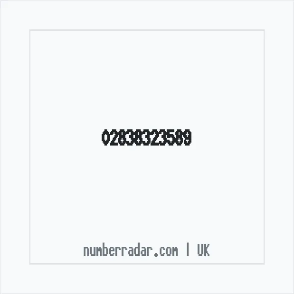 Reverse number check for +44 28 3832 3589 — who called me?