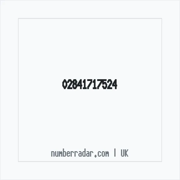 Reverse number check for +44 28 4171 7524 — who called me?
