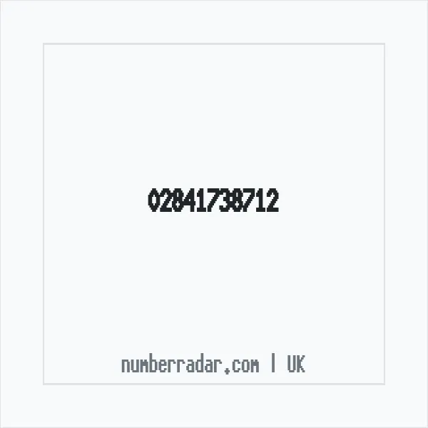 Reverse number check for +44 28 4173 8712 — who called me?