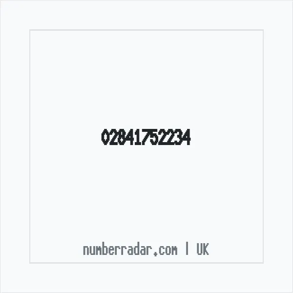 Reverse number check for +44 28 4175 2234 — who called me?