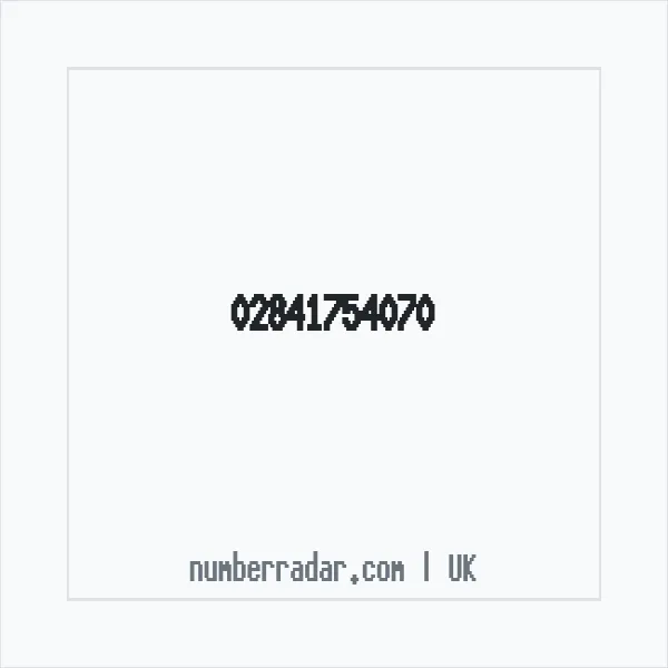 Reverse number check for +44 28 4175 4070 — who called me?