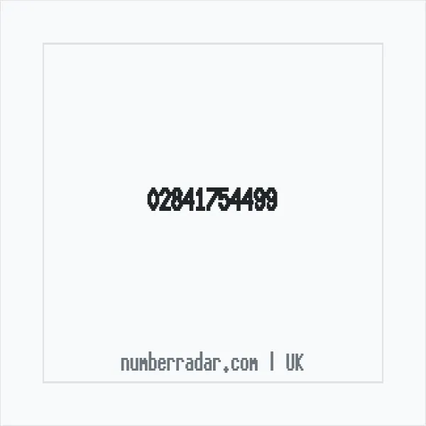 Reverse number check for +44 28 4175 4499 — who called me?