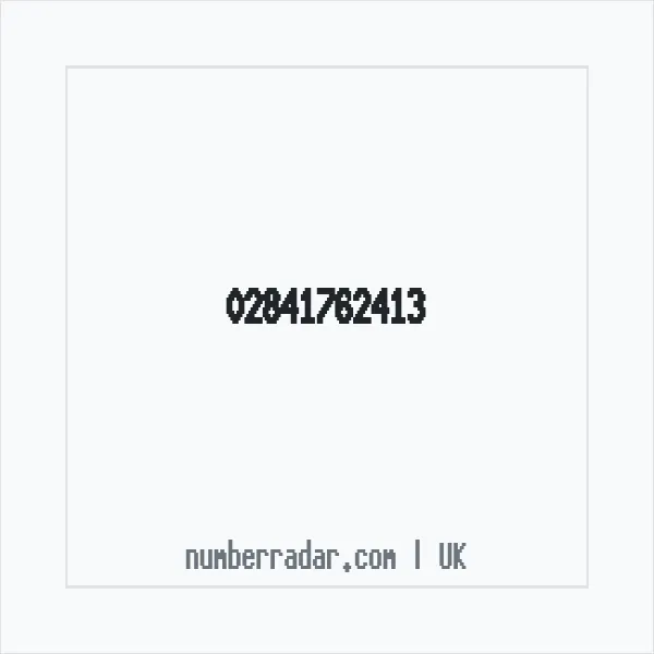 Reverse number check for +44 28 4176 2413 — who called me?